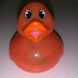 Dashboard duck glitter, resin and neon